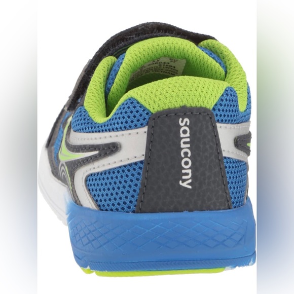 Saucony navy/green boys' sneaker, size 6W (toddler) - Picture 4 of 13
